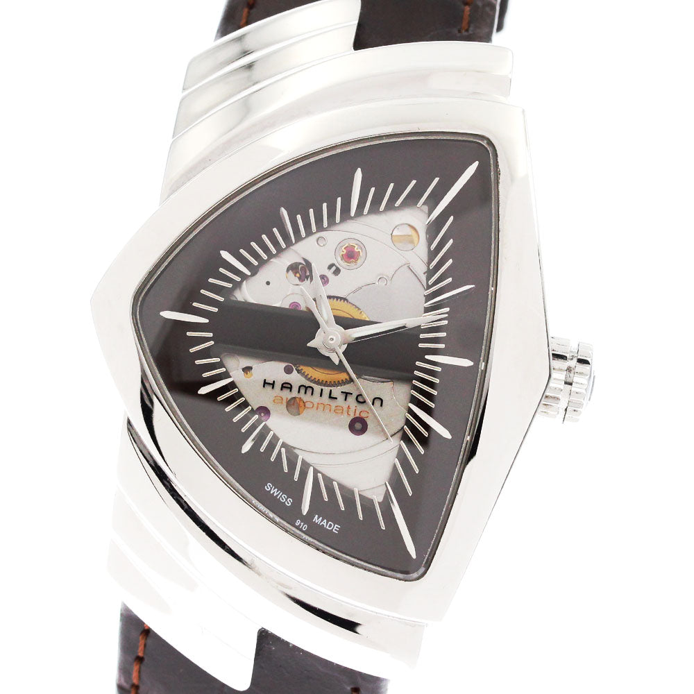 HAMILTON Ventura Auto H24515591 Brown / skeleton Dial Automatic Men's Watch_883658
