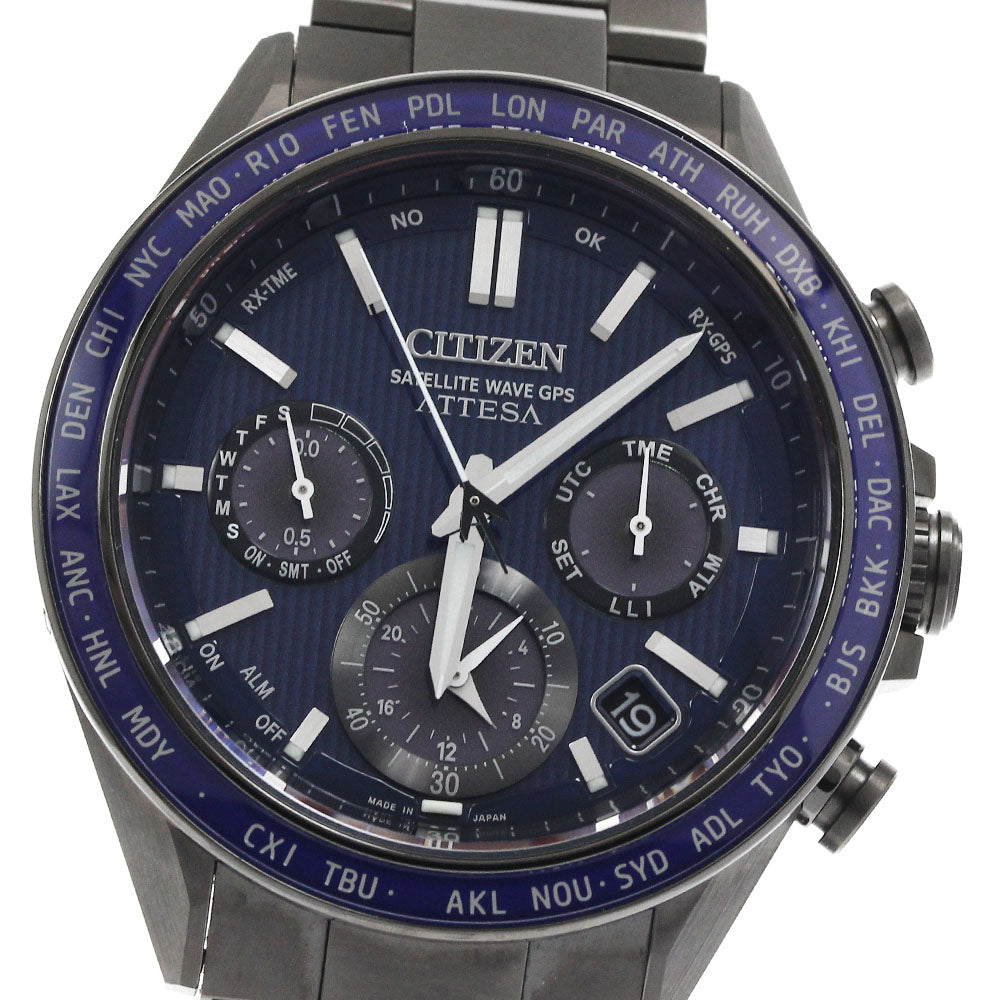 CITIZEN Attesa ACT Line CC4059-64L/F950-0029S09 Solar Powered Radio Men's_883668