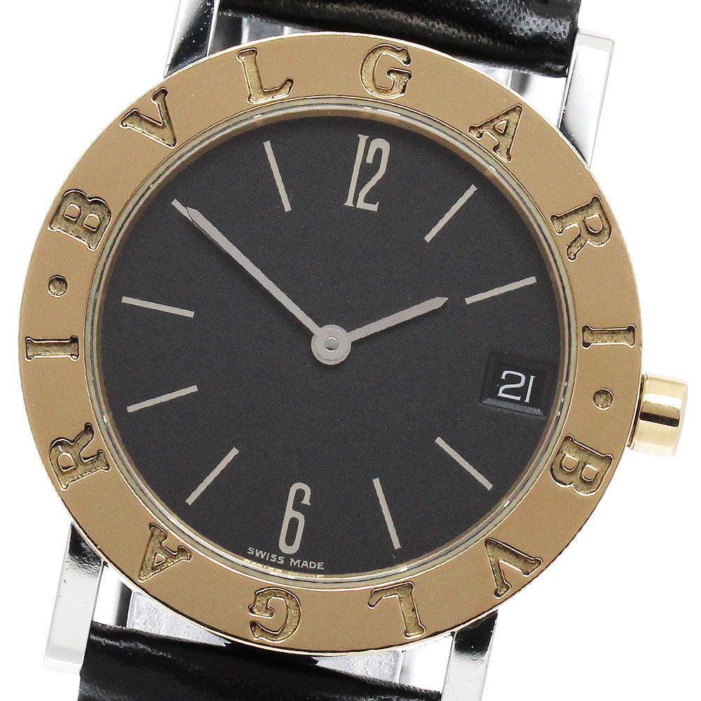 BVLGARI BVLGARIBVLGARI BB30SGLD YG bezel date Quartz Boy's Watch_883690