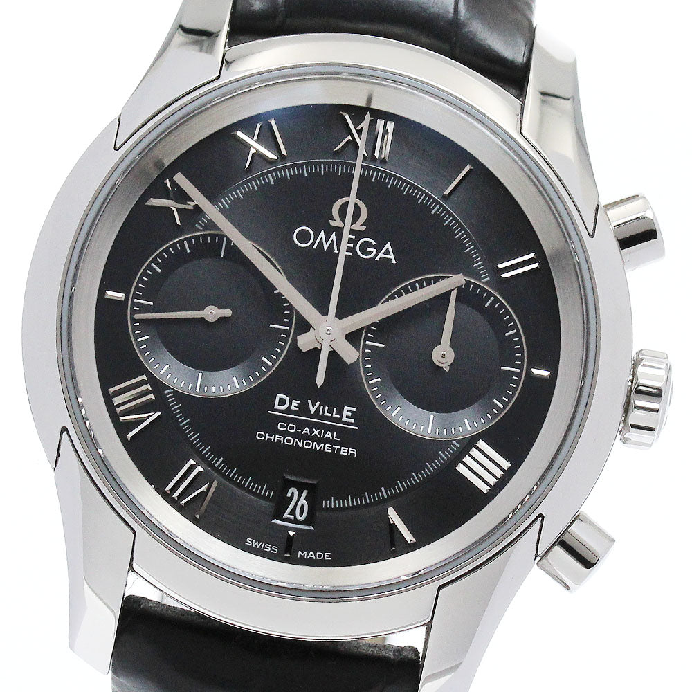 OMEGA De Ville Hour Vision 431.13.42.51.01.001 Date Chronograph black Dial Automatic Men's Watch_883706