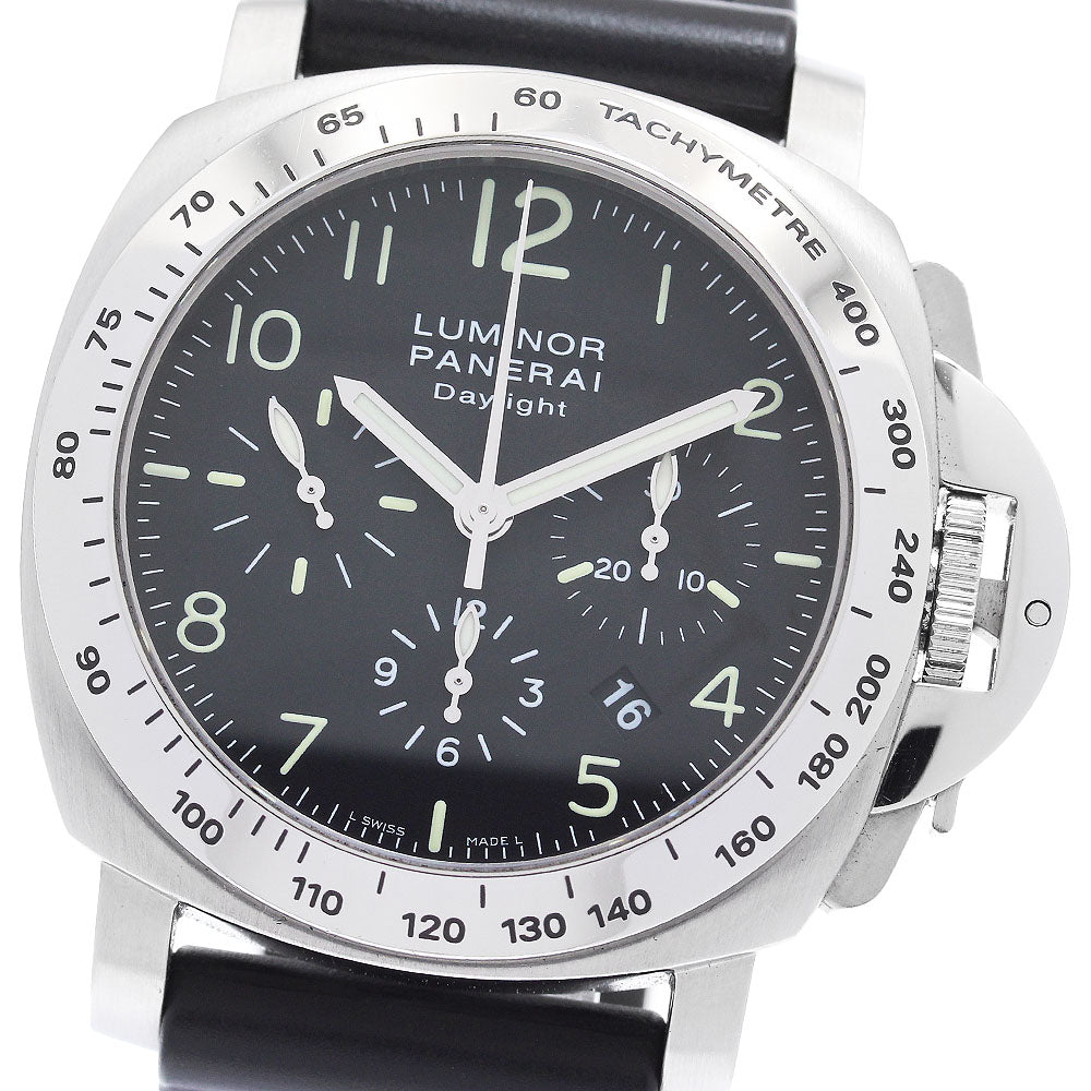 PANERAI Luminor Daylight PAM00196 Chronograph black Dial Automatic Men's_883711