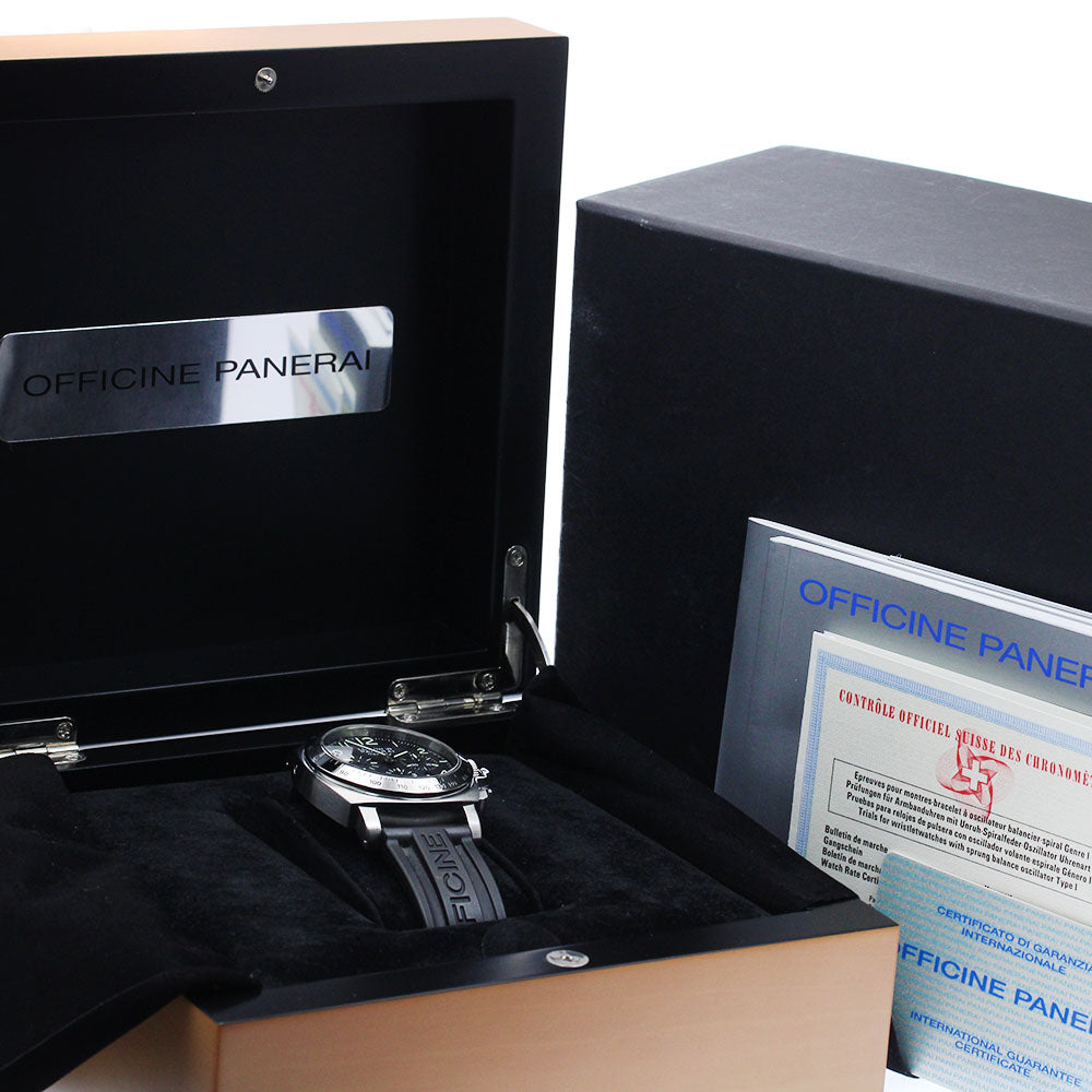 PANERAI Luminor Daylight PAM00196 Chronograph black Dial Automatic Men's_883711