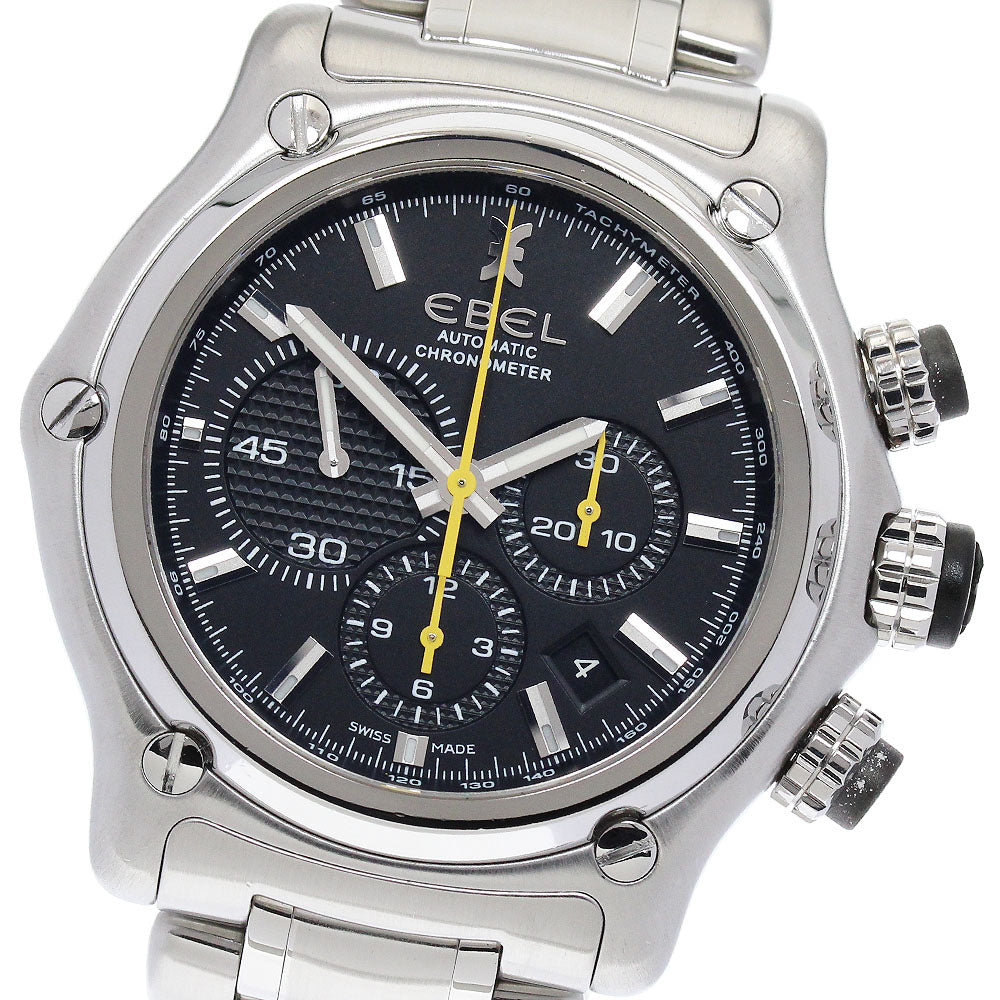 EBEL 1911 BTR 9137L72/5360 Chronograph black Dial Automatic Men's Watch_883721