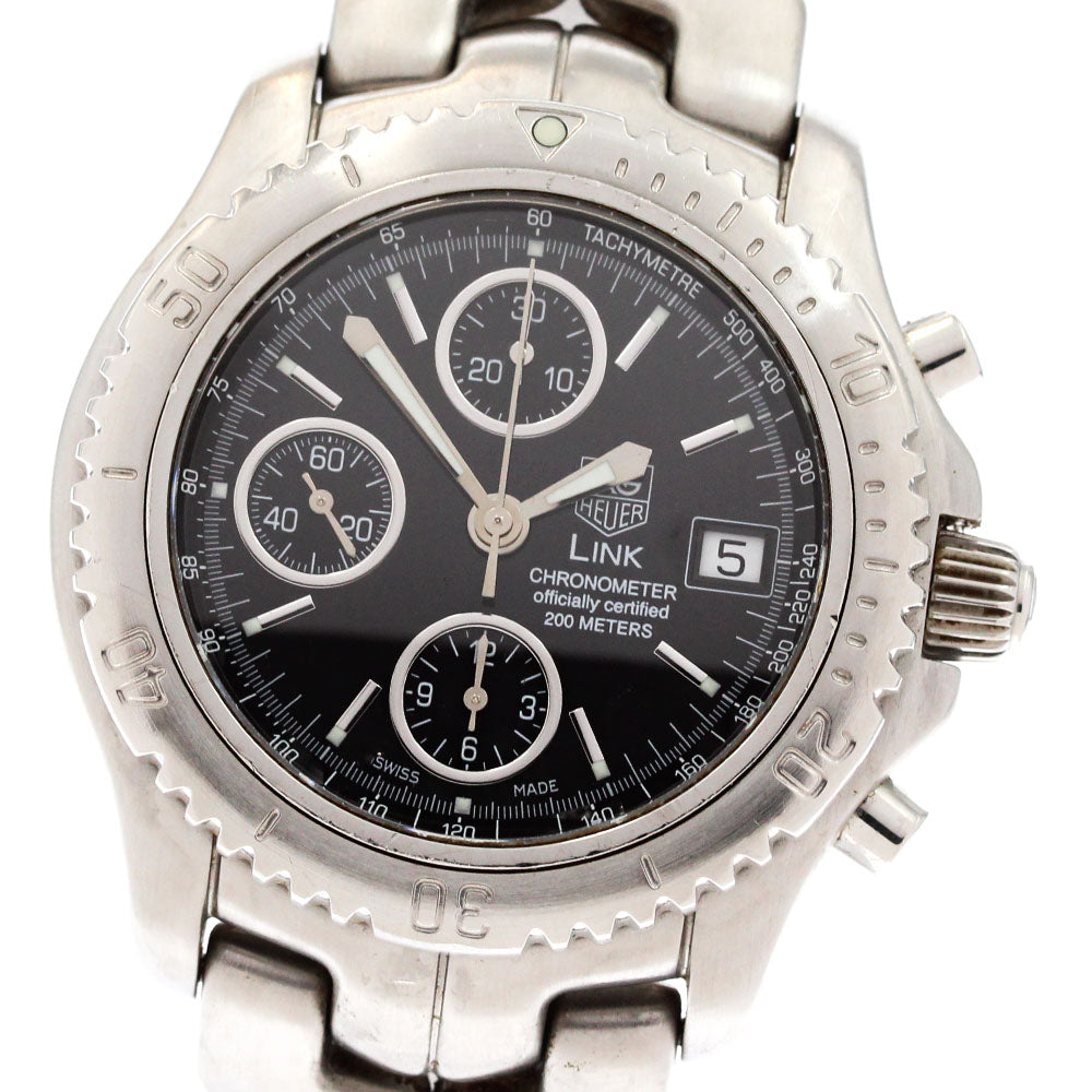 TAG HEUER Link CT5111 Chronograph black Dial Automatic Men's Watch_883722
