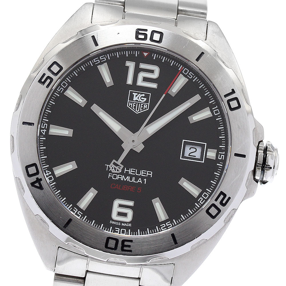 TAG HEUER Formula 1 caliber 5 WAZ2113 Date Black Dial Automatic Men's _883723