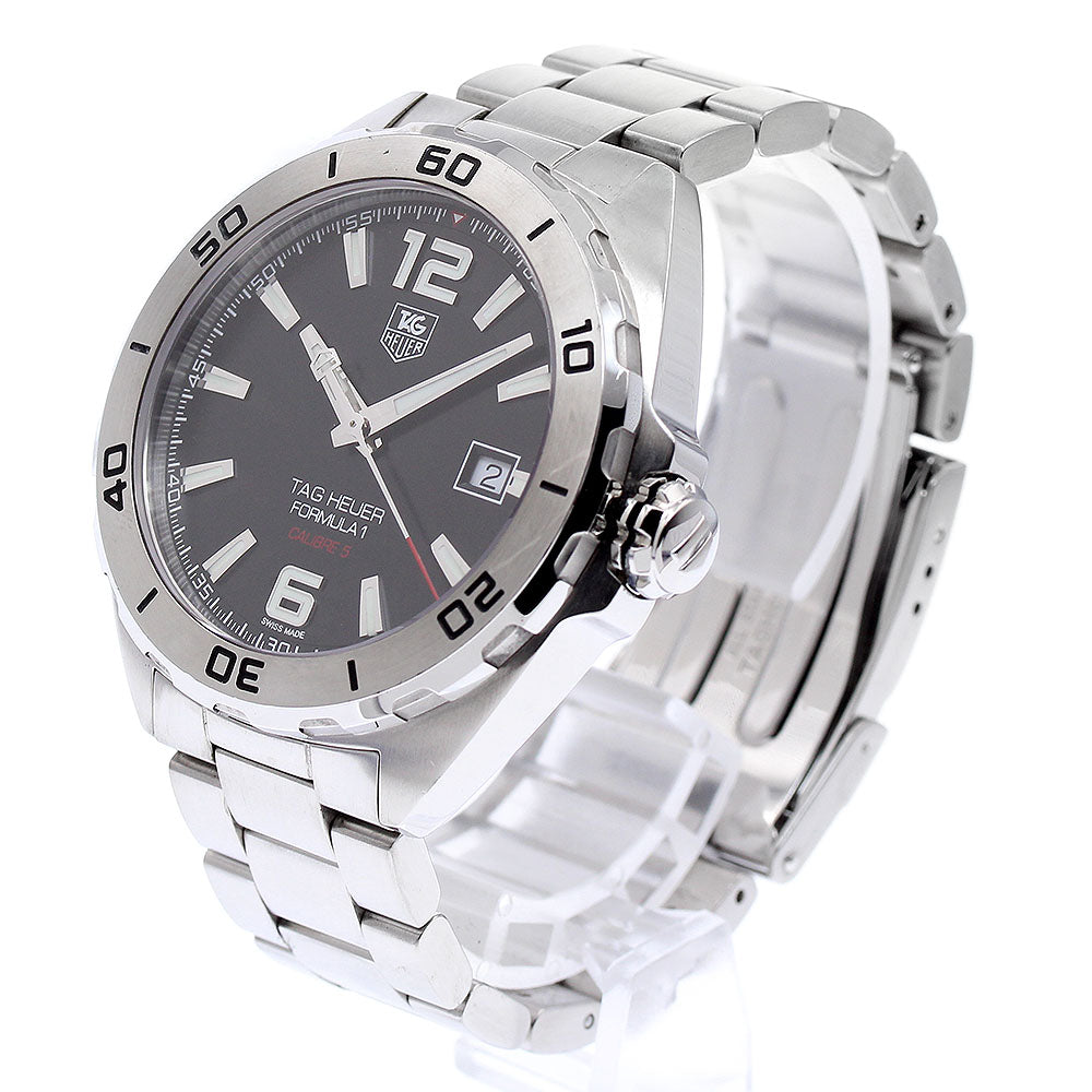 TAG HEUER Formula 1 caliber 5 WAZ2113 Date Black Dial Automatic Men's _883723