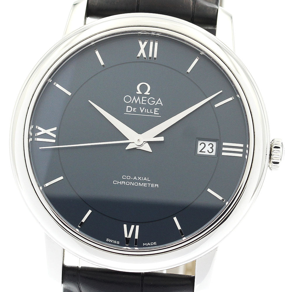 OMEGA De Ville Prestige 424.13.40.20.03.001 Date Co-Axial blue Dial Automatic Men's Watch_883738