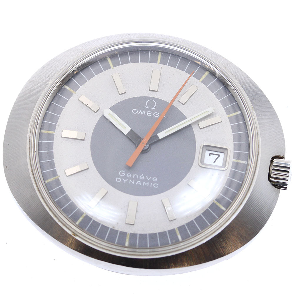 OMEGA Geneve Dynamic Date Silver / Gray Dial Hand Winding Men's Watch_883743