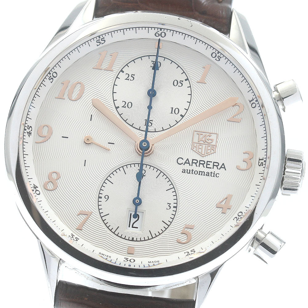 TAG HEUER Carrera Heritage CAS2112.FC6291 Caliber 16 Chronograph Silver Dial Automatic Men's Watch_883752