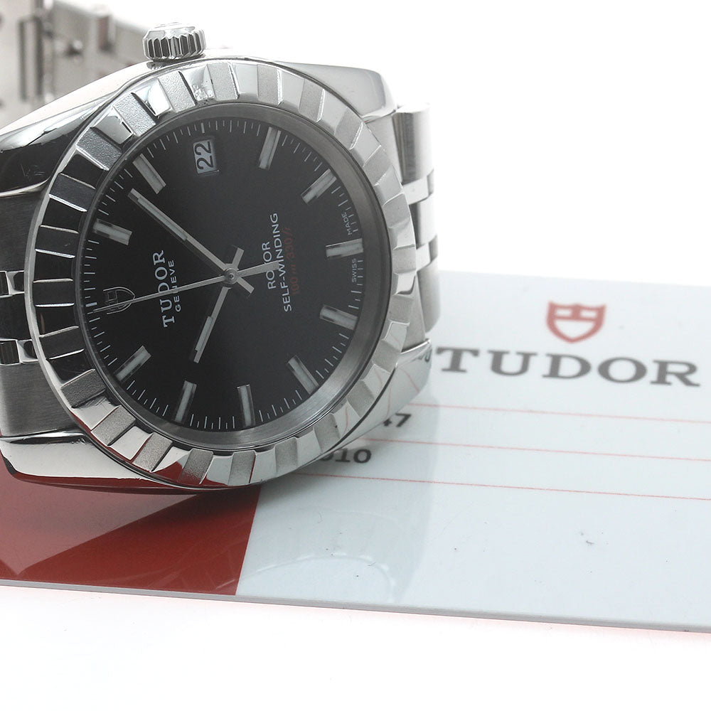 TUDOR Classic 21010 Date Black Dial Automatic Men's Watch_883759