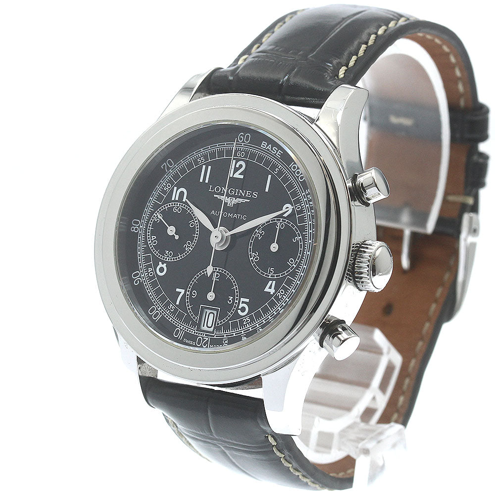 LONGINES Heritage 1942 L2.768.4 Chronograph black Dial Automatic Men's Watch_883764