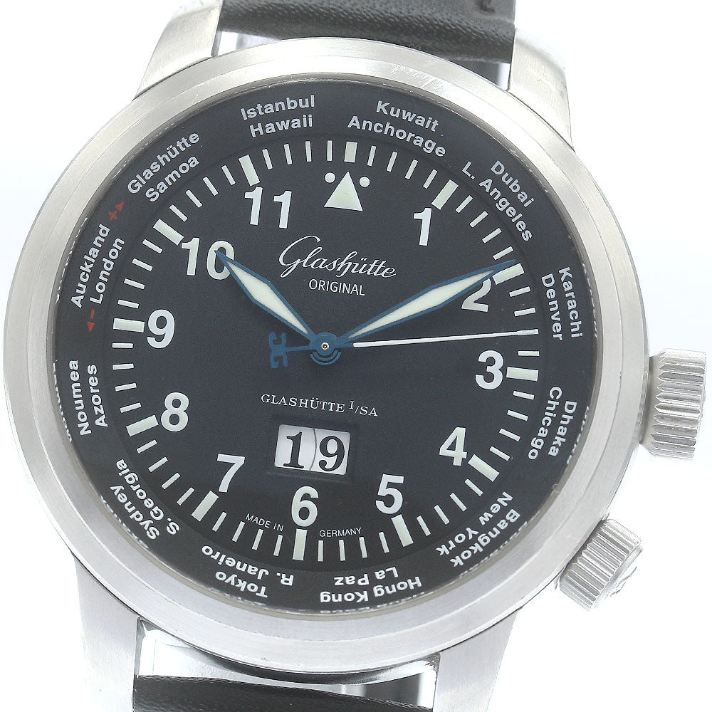 GLASHUTTE ORIGINAL Senator Navigator World View 2-39-47-07-07-04 Men's_883765