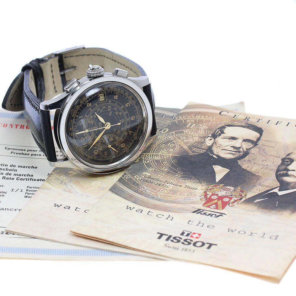 TISSOT Chrono Janeiro T66.1.428.52 Limited to 3333 Hand Winding Men's_883767