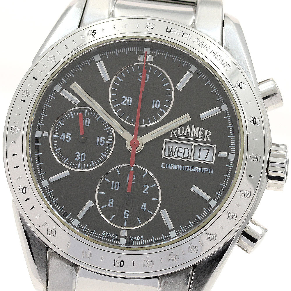 ROAMER Small Seconds Day Date black Dial Automatic Men's Watch_883777