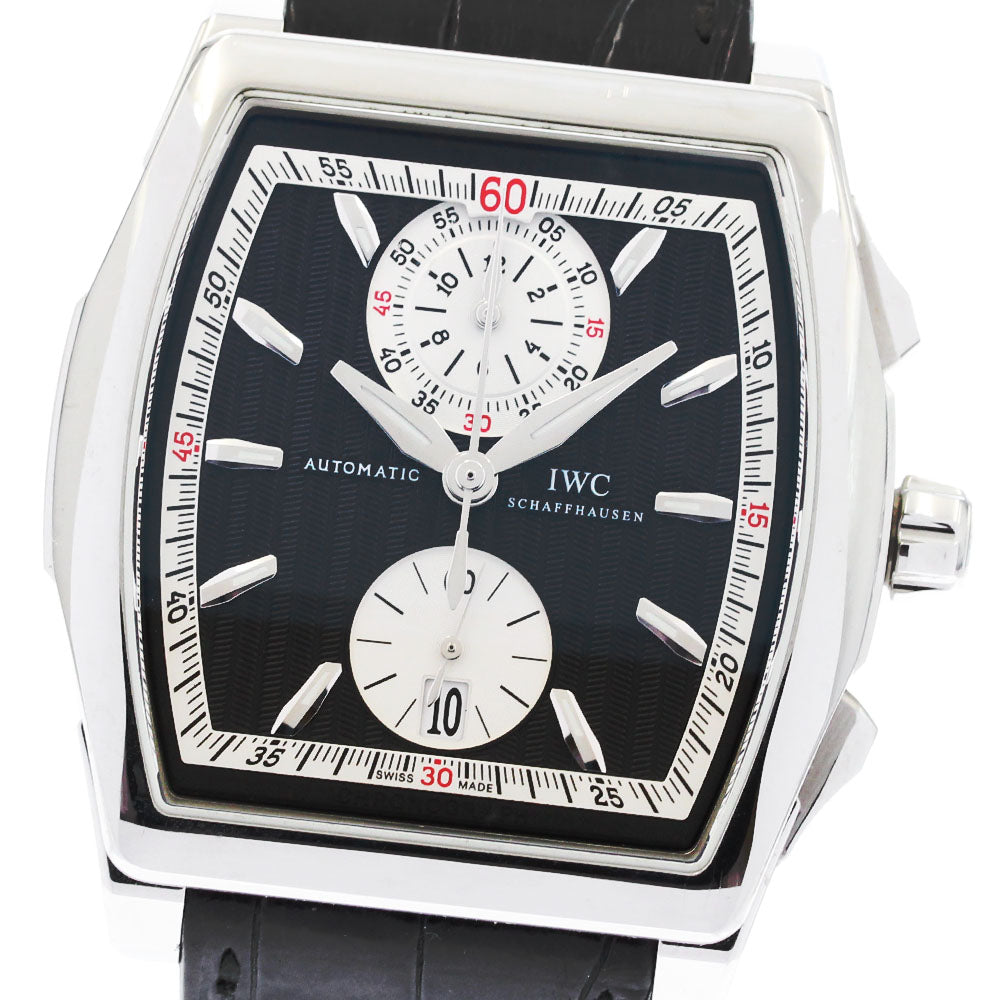 IWC SCHAFFHAUSEN Da Vinci IW376419 Chronograph Laureus Limited Edition black Dial Automatic Men's Watch_883782