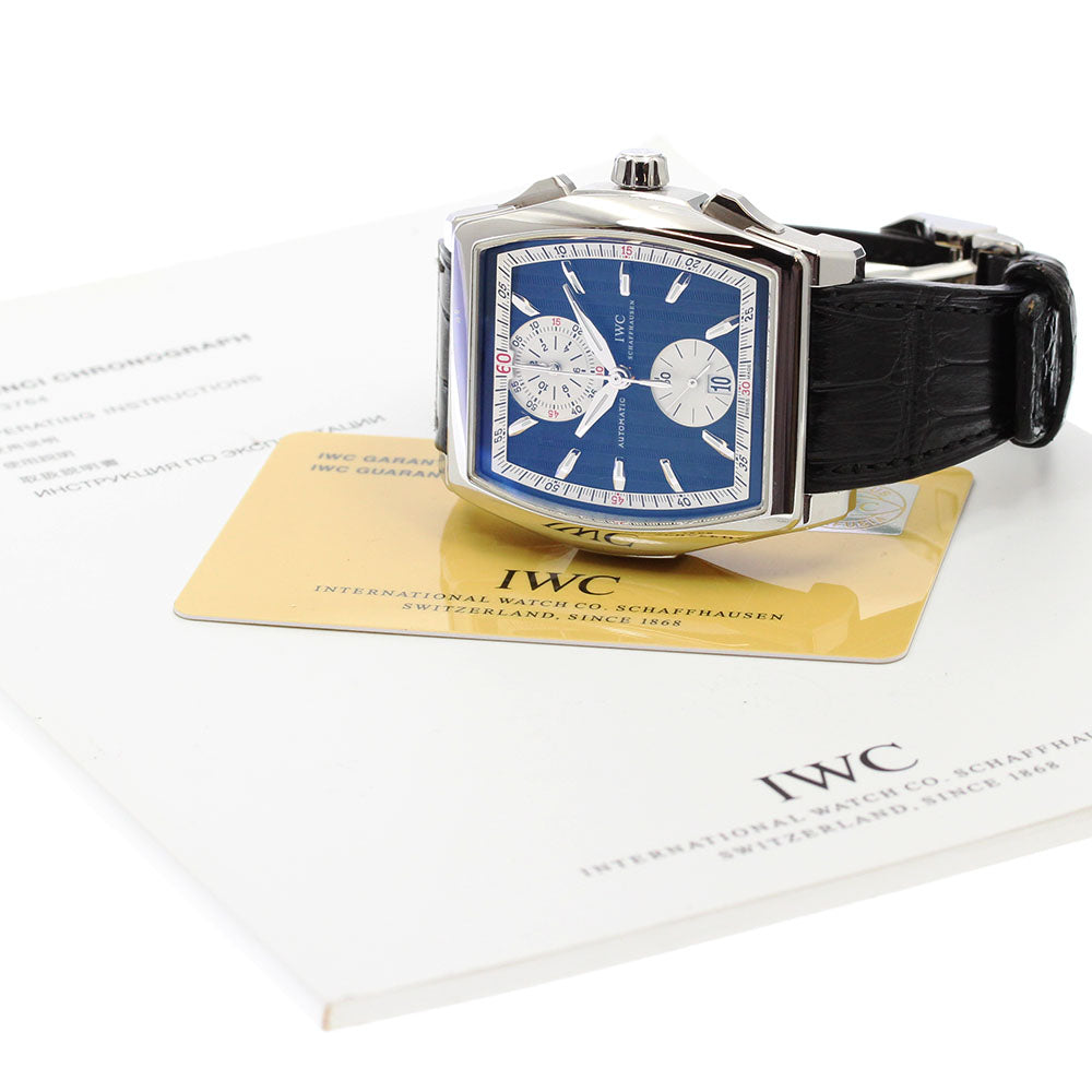 IWC SCHAFFHAUSEN Da Vinci IW376419 Chronograph Laureus Limited Edition black Dial Automatic Men's Watch_883782
