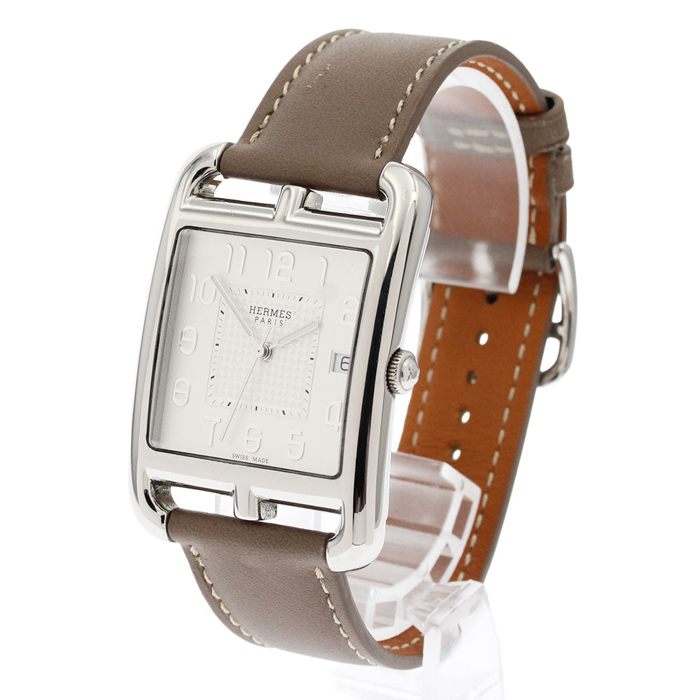 HERMES Cape Cod CC1.810 Date Silver Dial Quartz Men's Watch_883803