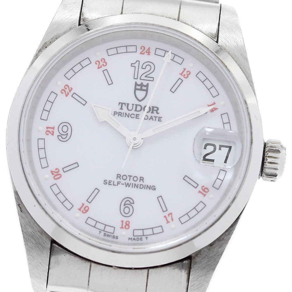 TUDOR Prince Date 72000 cal.2824-2 White Dial Automatic Boy's Watch_883808