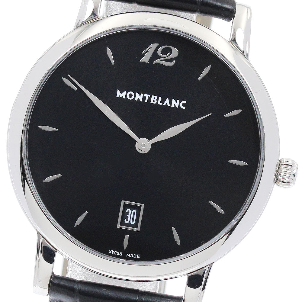 MONTBLANC Star classic 7239 Date black Dial Quartz Men's Watch_883811