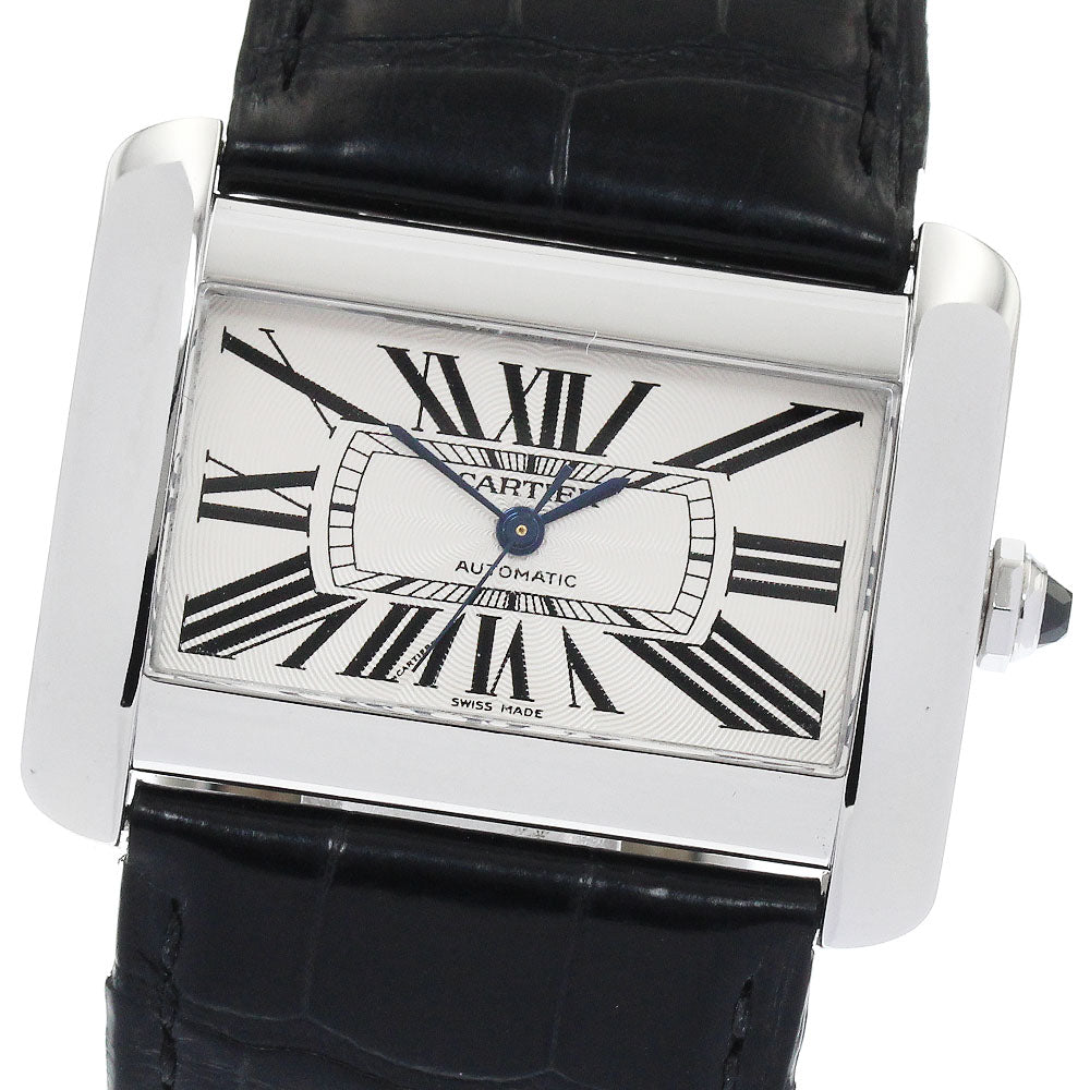 CARTIER Tank Divan LM W6300755 beige Dial Automatic Men's Watch_883820