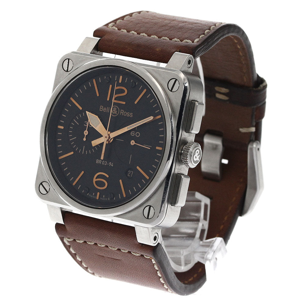 Bell＆Ross Golden Heritage BR0394-ST-G-HE-SCA Date Automatic Men's Watch_883830