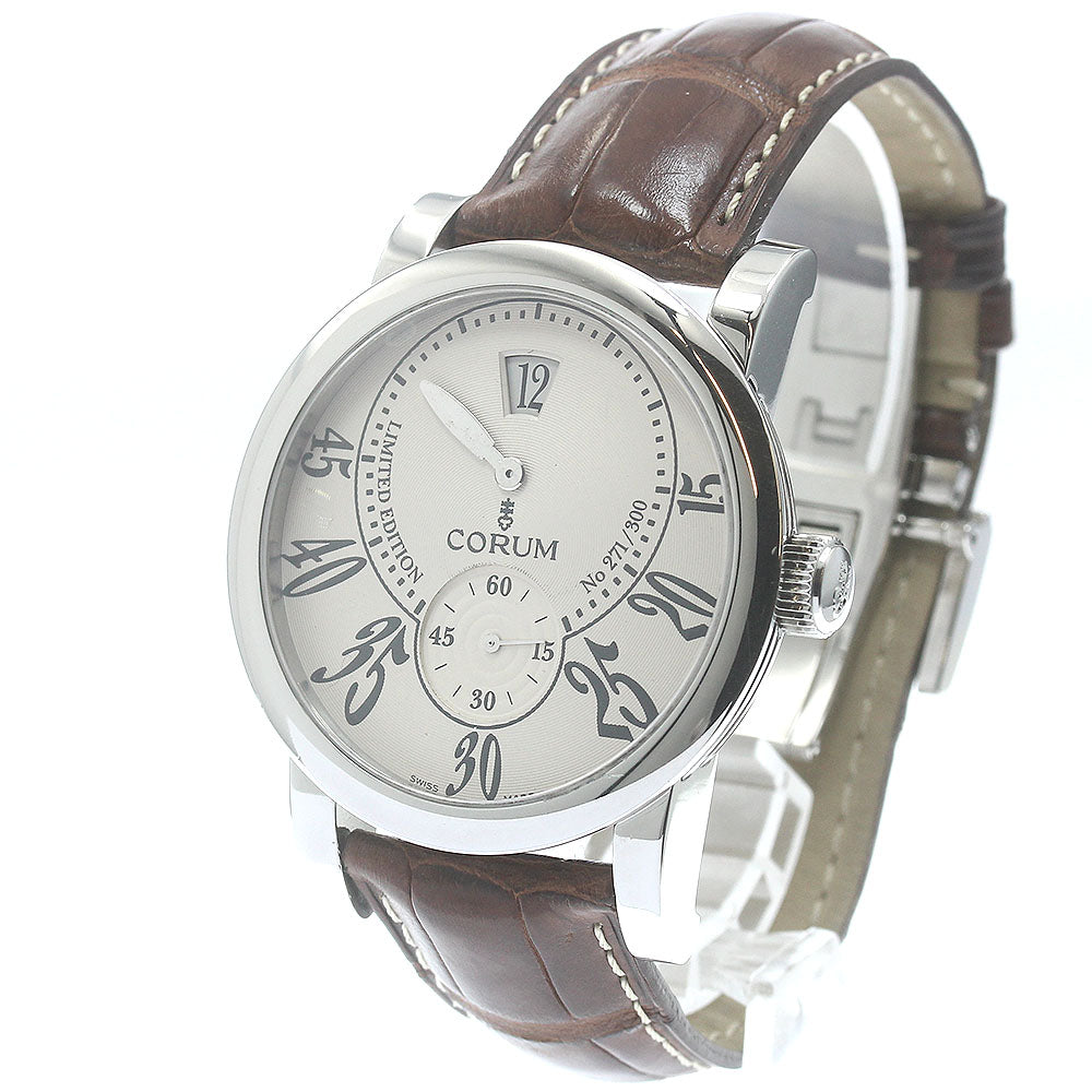 CORUM Classical Jumping Hours 154.201.20 Date Silver Dial Hand Winding Men's Watch_883850