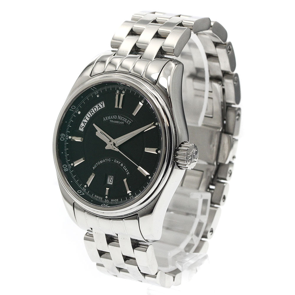 ARMAND NICOLET MO2 Day date black Dial Automatic Men's Watch_883853