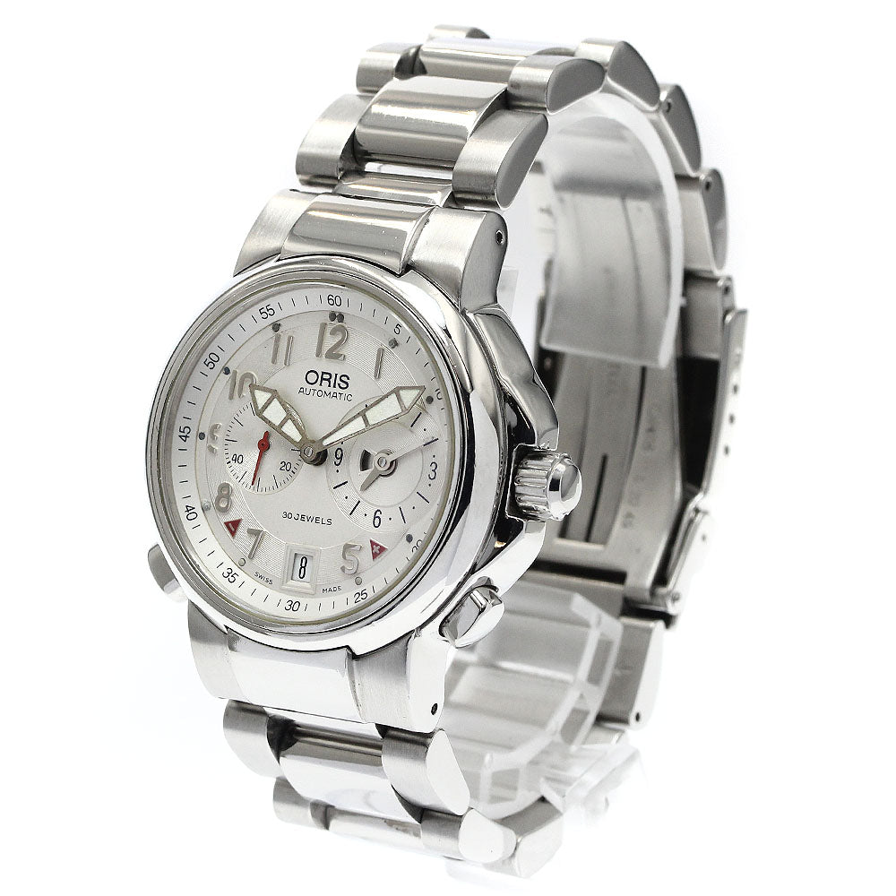 ORIS classic world timer 7494 Date Silver Dial Automatic Men's Watch_883857