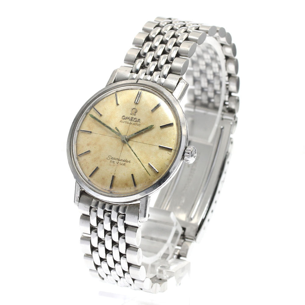 OMEGA Seamaster De Ville Rice Bracelet Silver Dial Automatic Men's Watch_883880