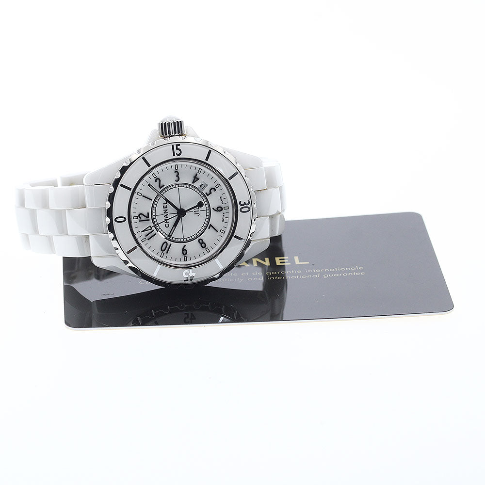 CHANEL J12 33mm H0968 White Ceramic white Dial Quartz Ladies Watch_883943