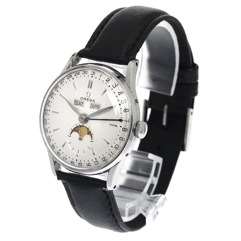 OMEGA 2471/1 Cal.381 Triple calendar moon phase Hand Winding Men's Watch_883948