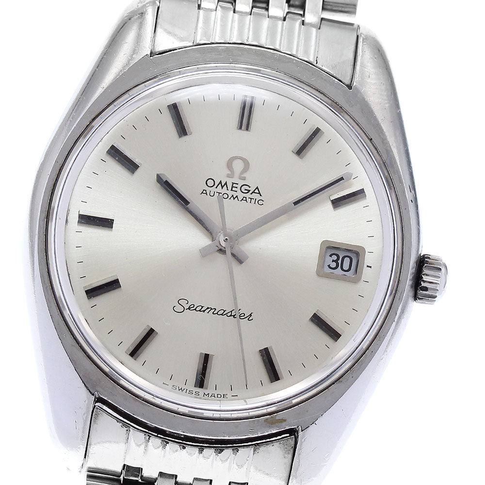 OMEGA Seamaster 166.067 Date Cal.565 Silver Dial Automatic Men's Watch_883949