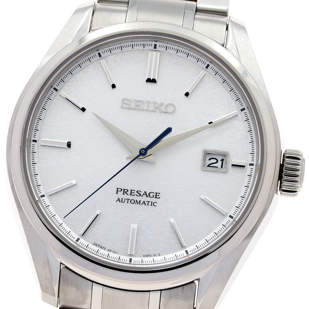 SEIKO Pureza SARX055/6R15-04A0 Date Silver Dial Automatic Men's Watch_883951