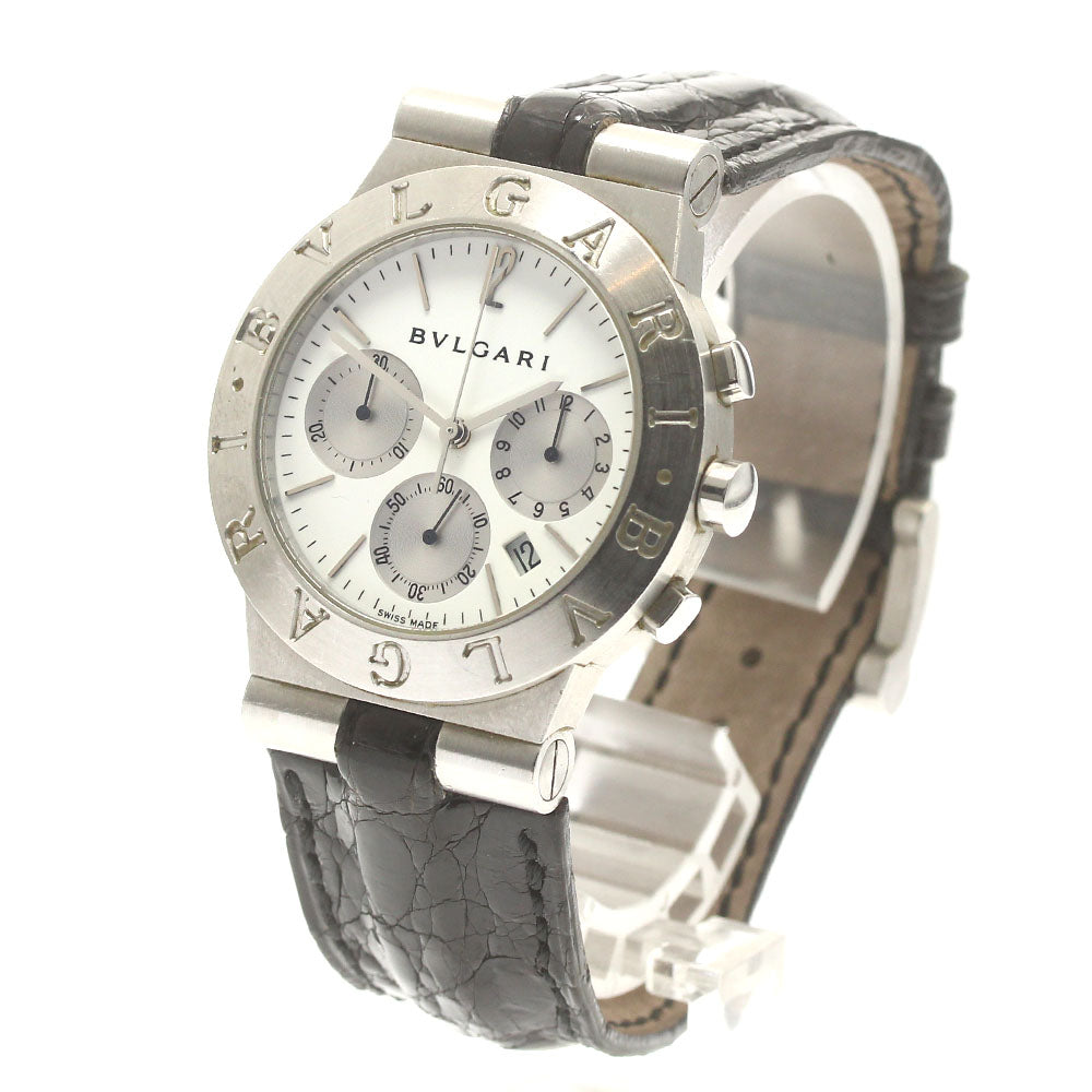 BVLGARI Diagono Sports CH35S Chronograph Silver Dial Quartz Men's Watch_883954