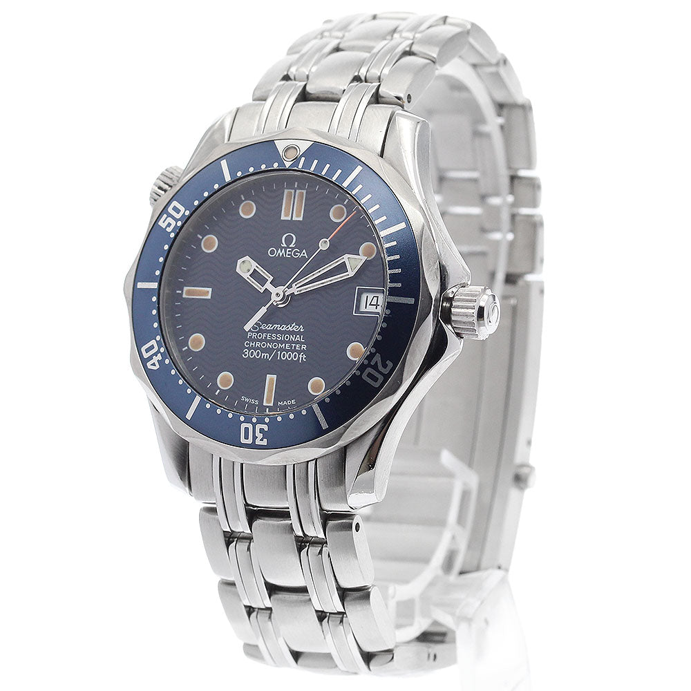 OMEGA Seamaster300 2551.80 Date Navy Dial Automatic Boy's Watch_883955