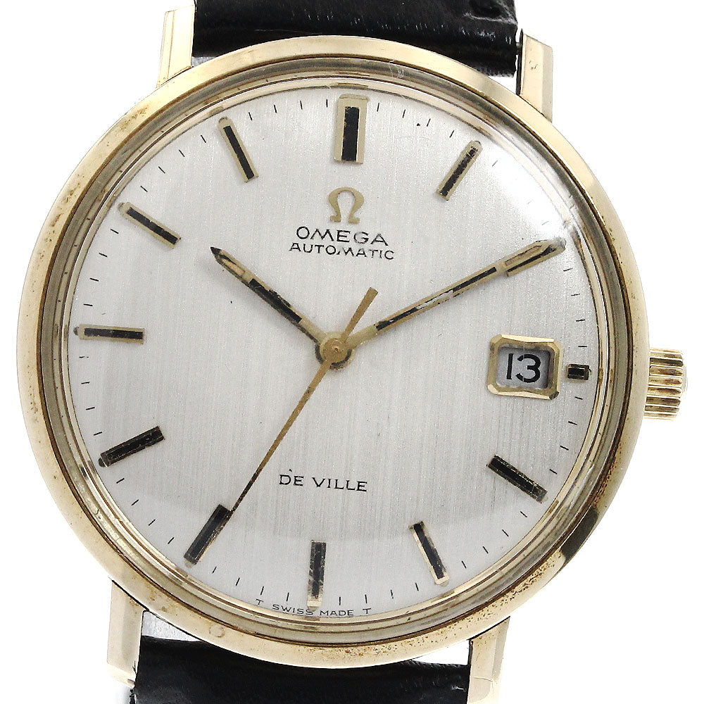 OMEGA De Ville Date gold Dial Automatic Men's Watch_883958