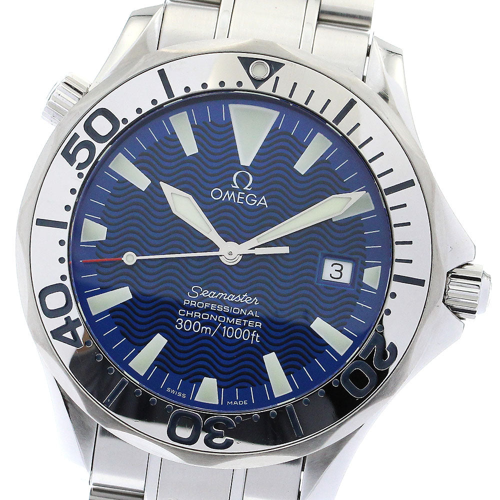 OMEGA Seamaster300 2255.80 Date blue Dial Automatic Men's Watch_883971