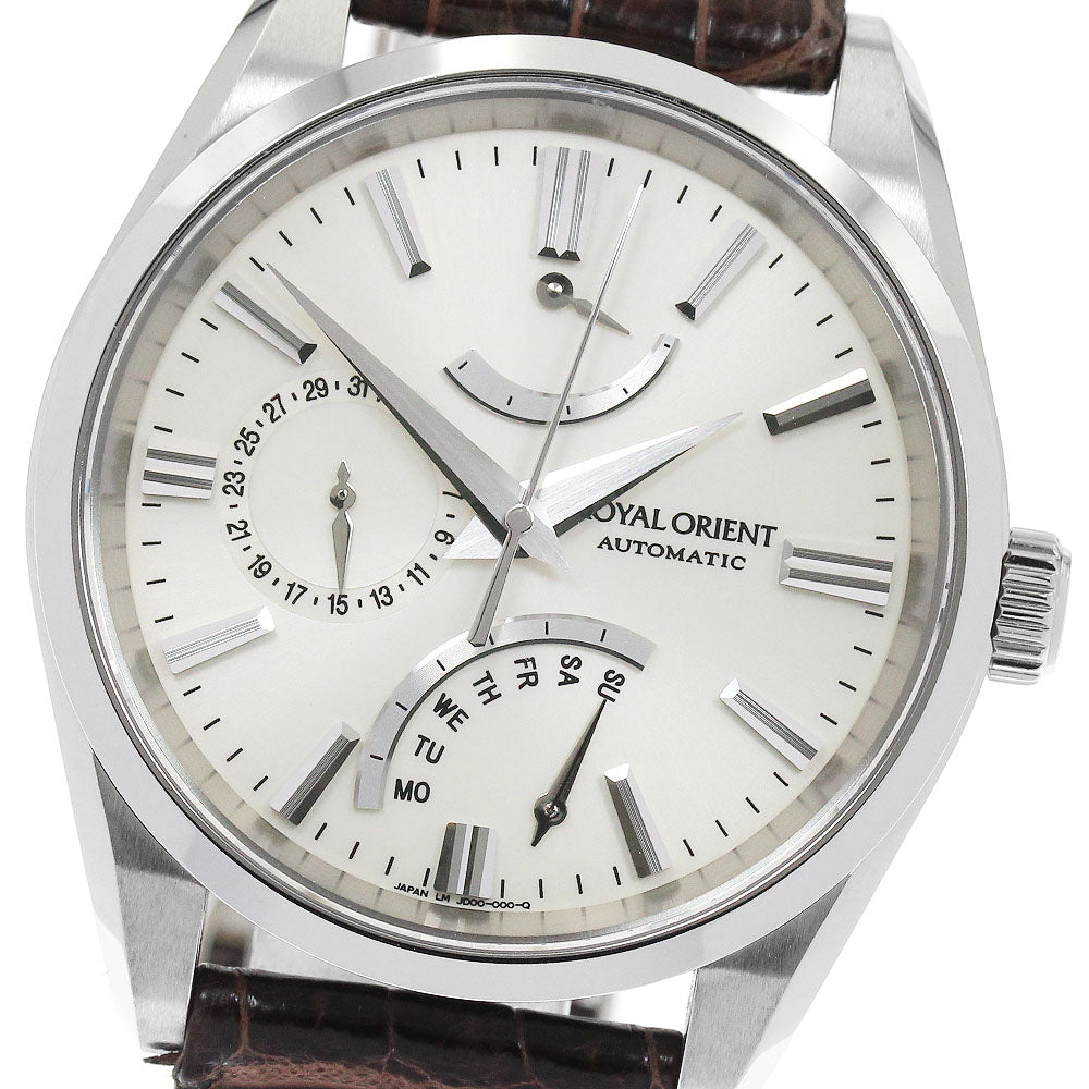 ORIENT Royal Orient WE0021JD Retrograde Silver Dial Automatic Men's Watch_883972