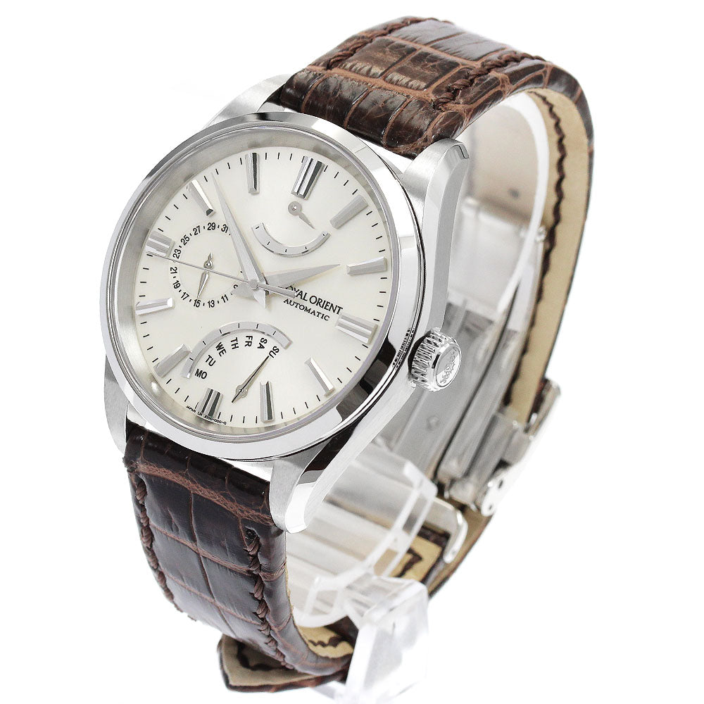 ORIENT Royal Orient WE0021JD Retrograde Silver Dial Automatic Men's Watch_883972
