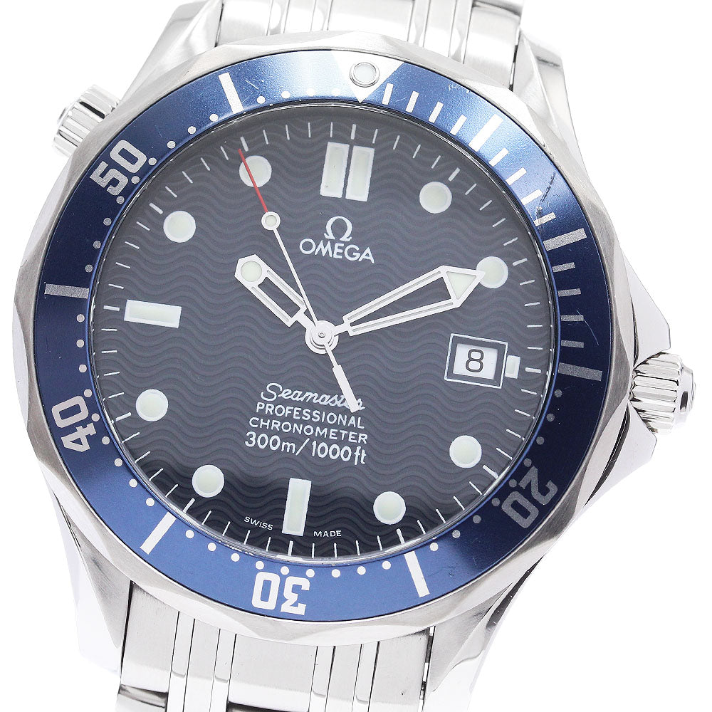 OMEGA Seamaster300 2531.80 Date Navy Dial Automatic Men's Watch_883978