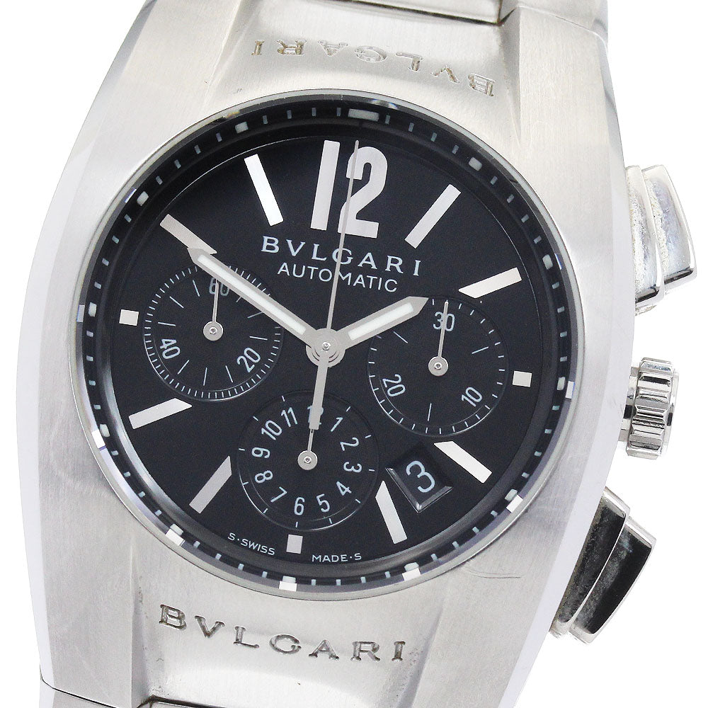 BVLGARI Elgon EG35SCH Chronograph black Dial Automatic Boy's Watch_884002