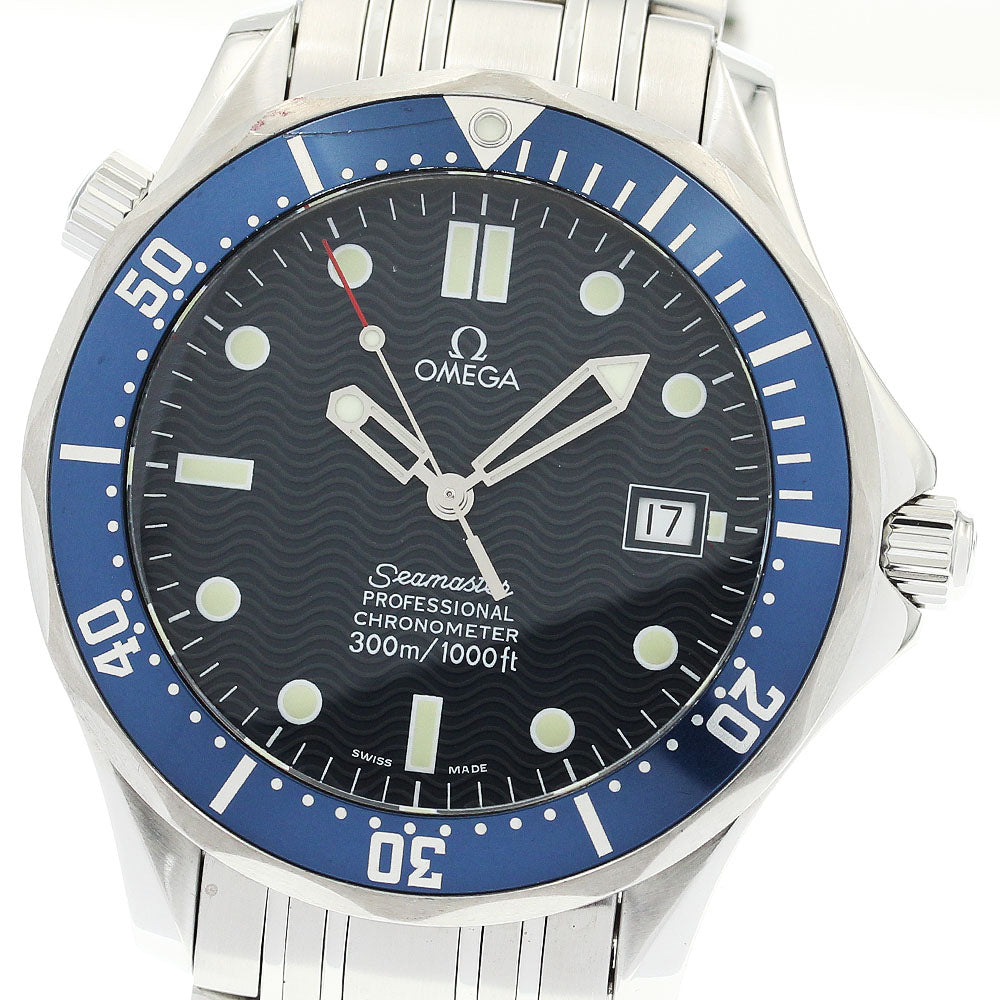 OMEGA Seamaster300 2531.80 Date Navy Dial Automatic Men's Watch_884003