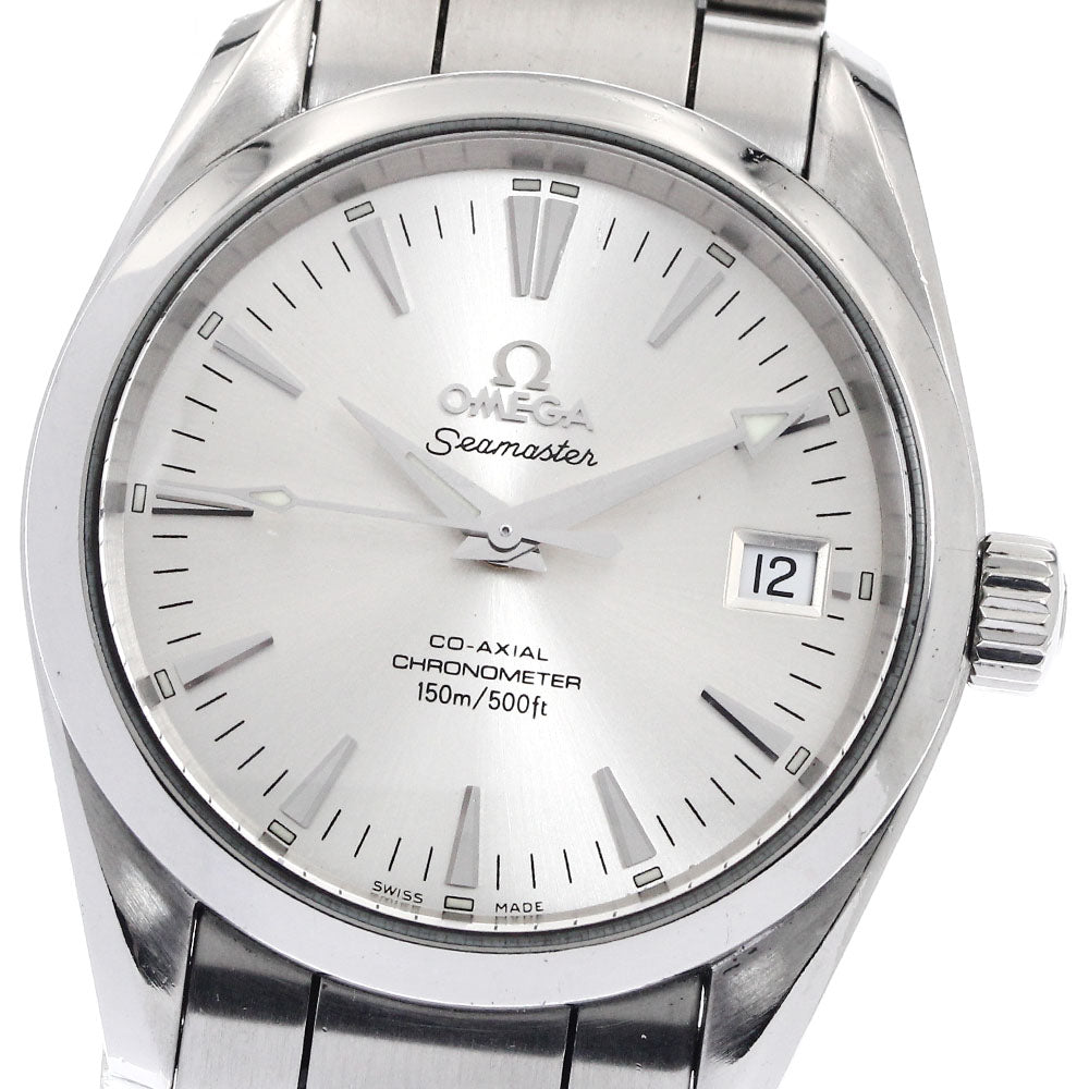 OMEGA Seamaster Aqua Terra 2504.30 Date Silver Dial Automatic Boy's Watch_884023