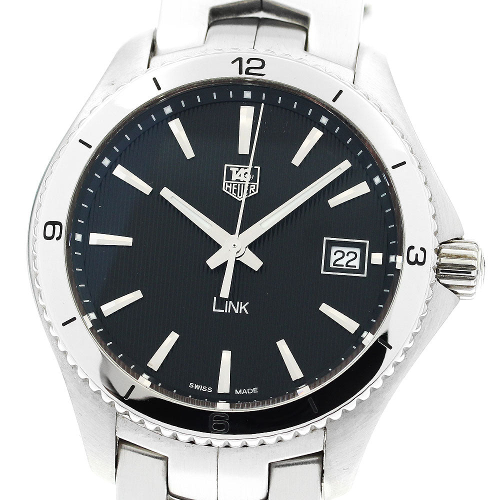 TAG HEUER Link WAT1110 Date black Dial Quartz Men's Watch_884027