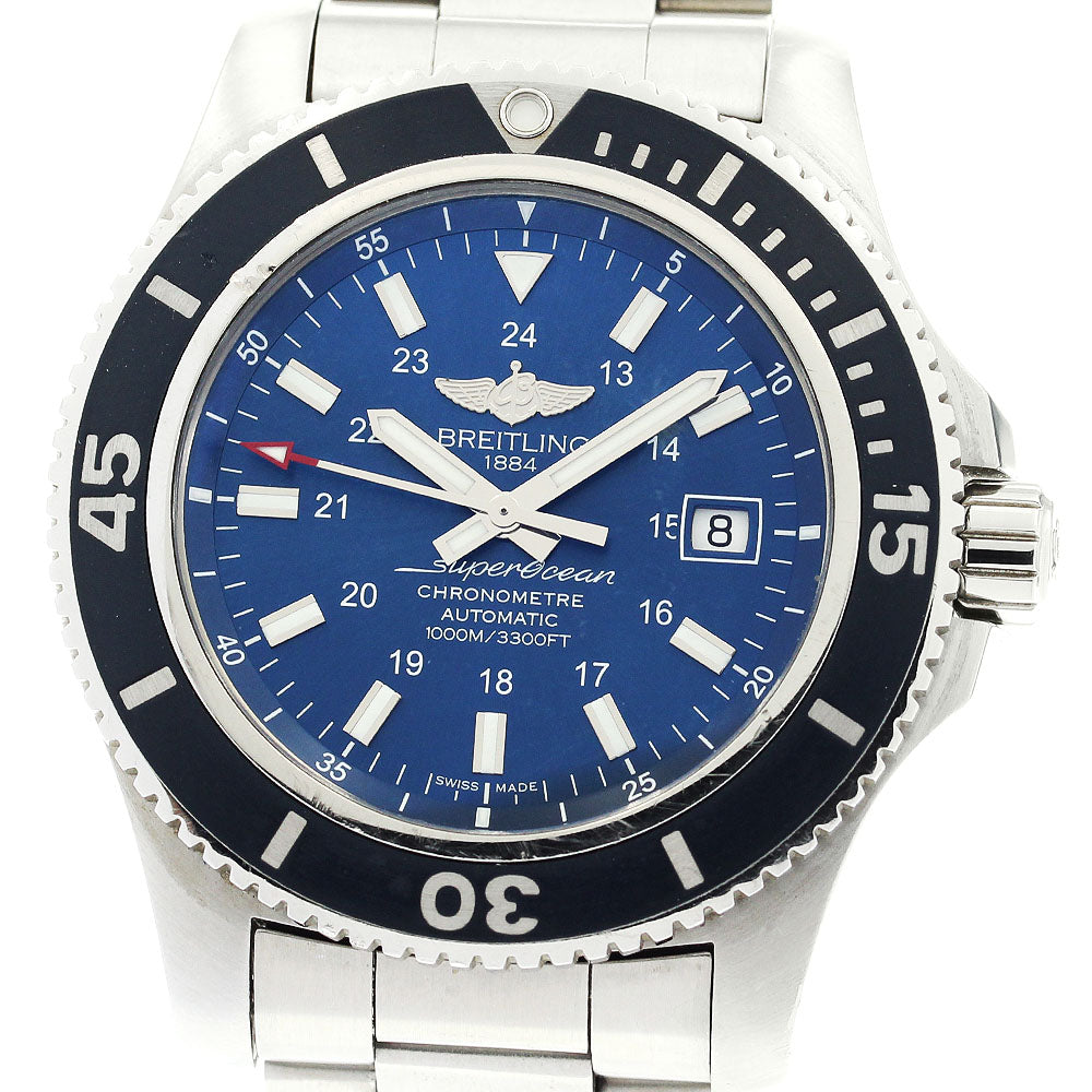 BREITLING Super Ocean II 44 A17392 Date Navy Dial Automatic Men's Watch_884031