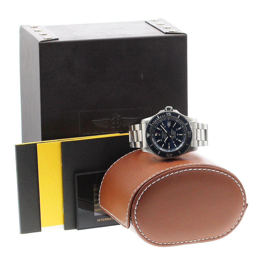 BREITLING Super Ocean II 44 A17392 Date Navy Dial Automatic Men's Watch_884031