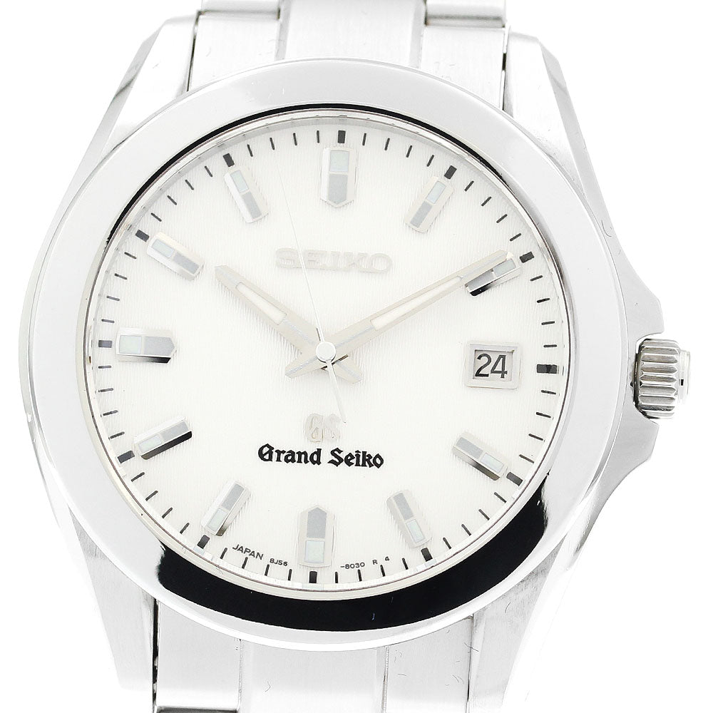 SEIKO Grand Seiko SBGF017/8J56-8020 Date Silver Dial Quartz Men's Watch_884035