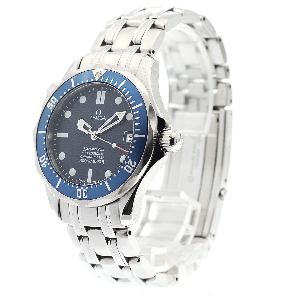 OMEGA Seamaster300 2551.80 Date Navy Dial Automatic Boy's Watch_884036