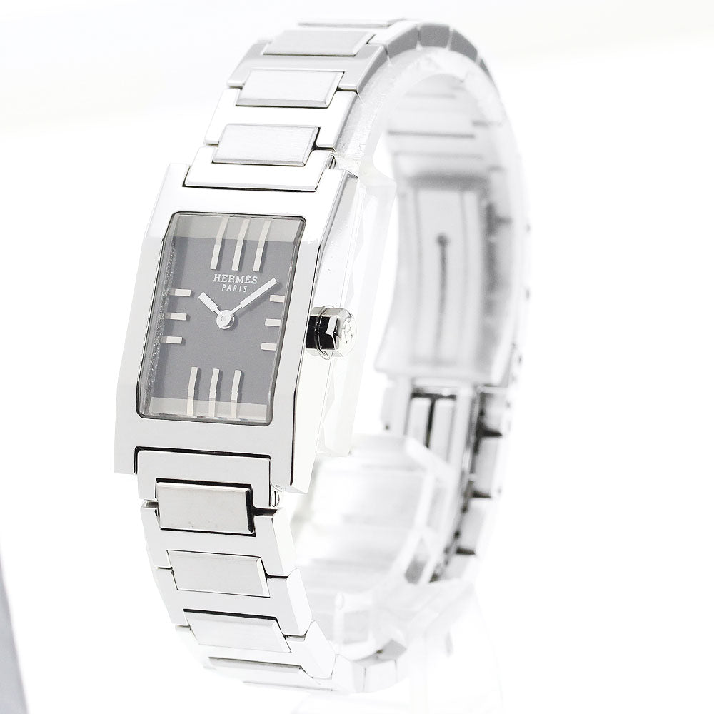 HERMES tandem TA1.210 gray Dial Quartz Ladies Watch_884082