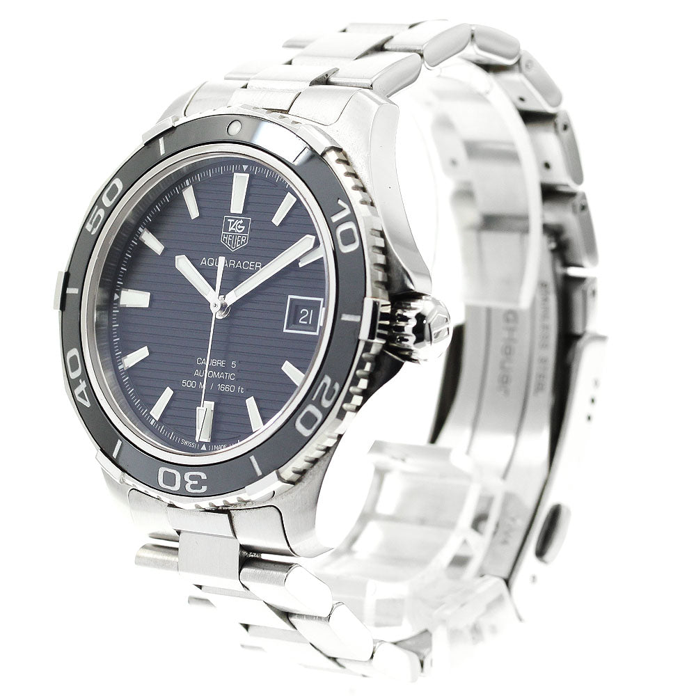 TAG HEUER Aqua Racer Caliber 5 WAK2110 Date black Dial AT Men's Watch_884087